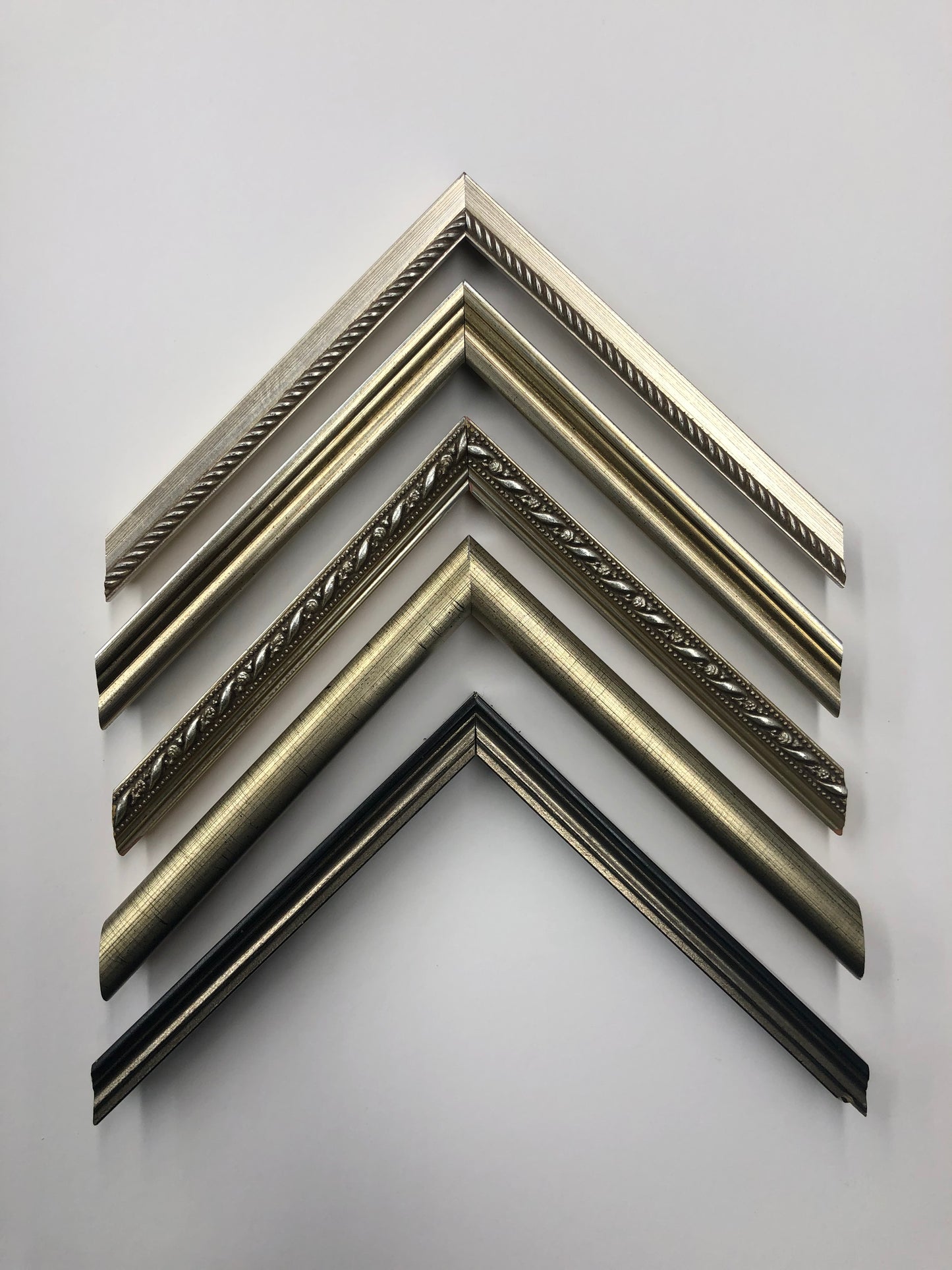 Small Warm Silver Frames