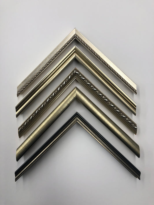 Small Warm Silver Frames